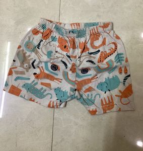 Cute Animal Print Shorts - Combo Of 2
