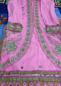 Pink Embellished Salwar Kameez