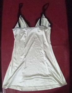 Silky White Chemise