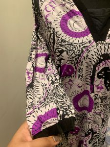 Patterned Casual Dress