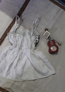 Embroided Peplum WhiteTop