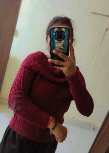 Maroon Color Pullover