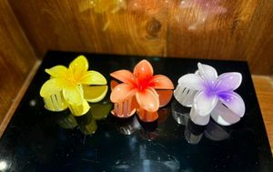 Flower Hair Clips 3 piece