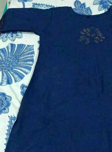Navy Blue Kurti