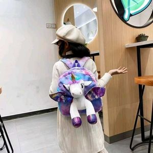 Adorable Unicorn Plush Backpack