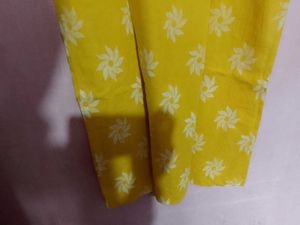Stylum Yellow Floral Print Kurti