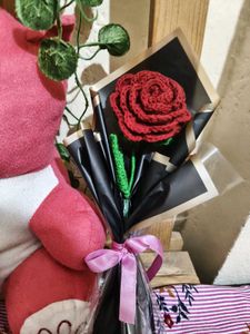 Crochet Rose Bouquet