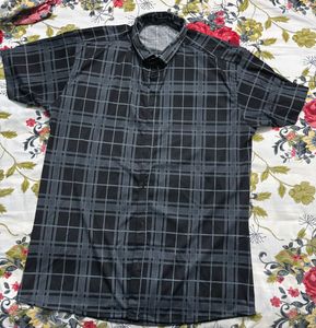 VebNor Grey-black checked Casual shirt