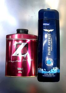 Park Avenue And Z Perfume Talc . Combo . Brand New