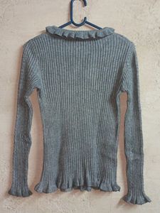 Sweater Ribbed Grey