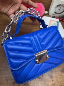 Blue Sling Purse