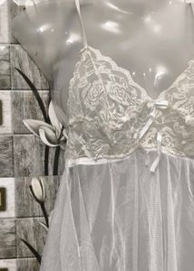 White Lace Lingerie Top