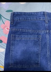 Wide Leg Dark Wash Denim Jeans