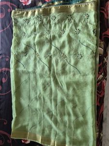Elegant Green Saree