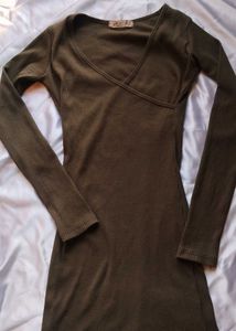 Olive Bodycon Dress