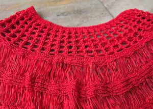 Red Crochet Top