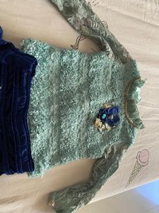 Partywear Skirt And Top