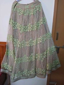 Elegant Croptop+Skirt+Dupatta Set