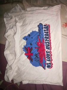 I Love Australia Tee White Tshirt
