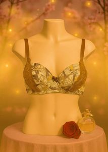 Floral Print Bra