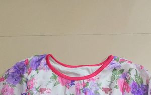 Floral Boxy/Butterfly Top