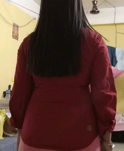 Kailas Red Button-Down Shirt