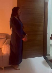 Elegant Navy Black  Maxi Dress