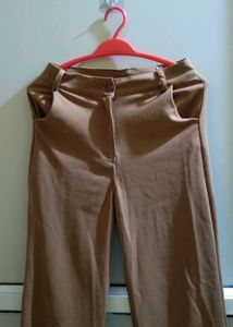 Brown Casual Pants