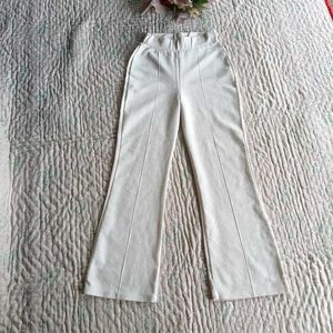 White Flared Pants