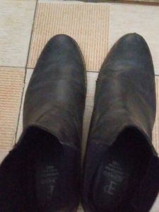 Black Leather Boots