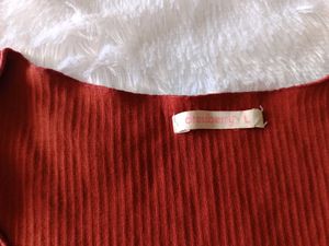 Maroon Crop Top
