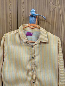 Striped Button-Down Shirt
