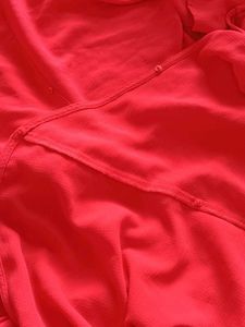 Chic Red Wrap Mini Dress