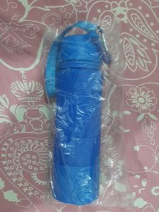 Foldable Silicon Blue Waler Bottle 1 Litre