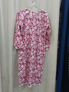 Floral Printed Long Kurti 🩷