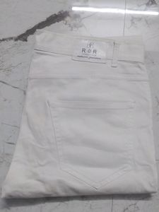 A White Jeans from R and R Brand Of |Size-34|