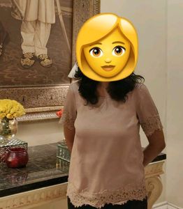 Zink London Beige Top (Dull Pink Color)