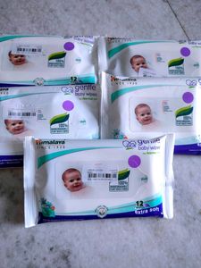 Pack Of 5 Himalaya Baby Wipes
