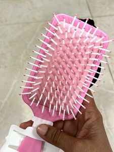 Stitch Paddle Hair Brush - Pink
