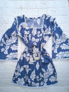 Blue Short Kurti 💙