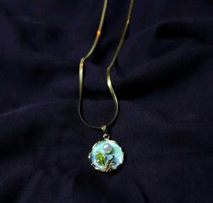 KOREAN Elegant Pearl Pendant Necklace