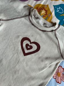 Cute Heart Graphic Tee