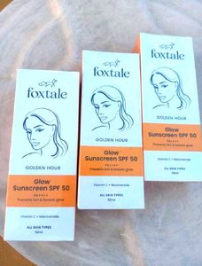 Foxtale Glow Sunscreen SPF 50