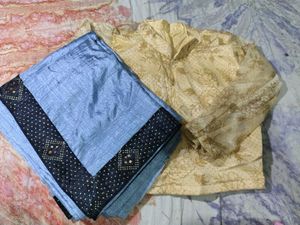 Saree With Matching Blouse