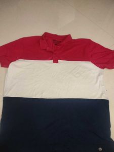 Color Block Polo Shirt(Large)