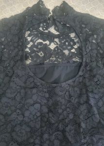 Beautiful Imported Blue Top Lace Detailing
