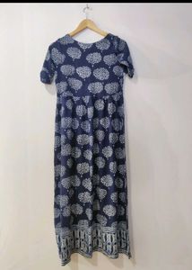 Indigo Blue Long Dress...No See Through