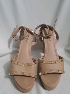 Studded Platform Heels