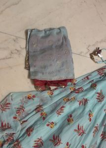 Floral Print Lehnga choli