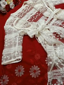 Lace Cover-Up Sweater🤍